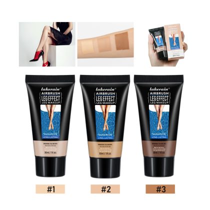 Lakerain腿部美妆乳 遮瑕防水均匀肤色美黑美腿霜