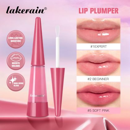 Lakerain跨境丰唇液唇膜唇油 嘟嘟唇丰满滋润唇部保湿补水丰唇蜜