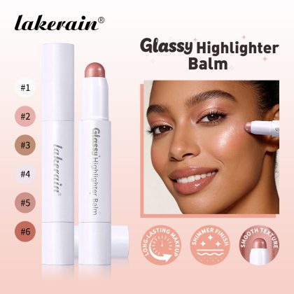 lakerain保湿玻璃光泽笔 修容高光棒眼部高光膏