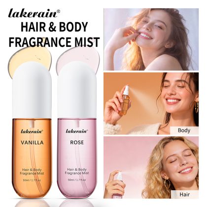 lakerain香草头发身体喷雾留香50ml香氛喷雾