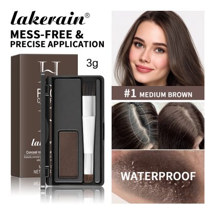 lakerain发根覆盖修饰盘自然逼真发际线粉修容粉 发根补色粉
