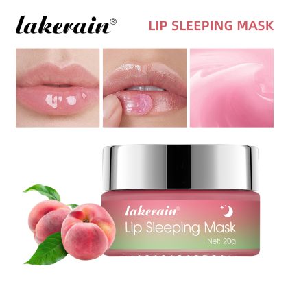 跨境lakerain胶原蛋白保湿睡眠唇膜 减淡唇纹滋润补水保湿唇膜