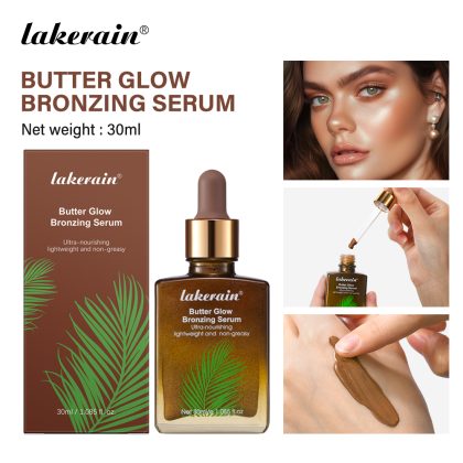 lakerain古铜色精华 立体底妆面部美黑乳30ml 打造古铜色妆容