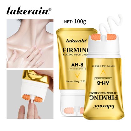 Lakerain跨境专供AH-8 紧致颈霜提拉颈部护理按摩颈霜 滋润保湿美颈霜