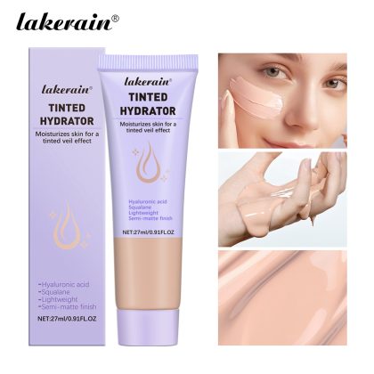 跨境lakerain 自然持久滋润肌肤 有色保湿面霜