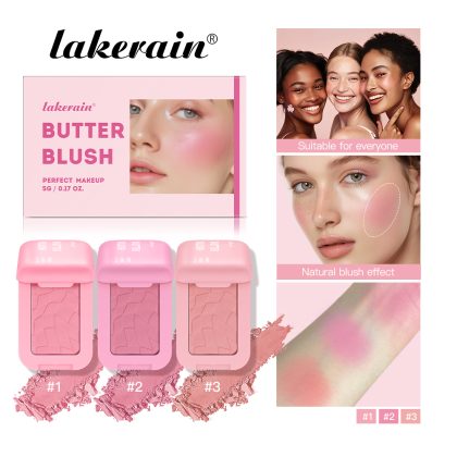 lakerain黄油古铜腮红自然显色氛围感腮红 高光提亮胭脂