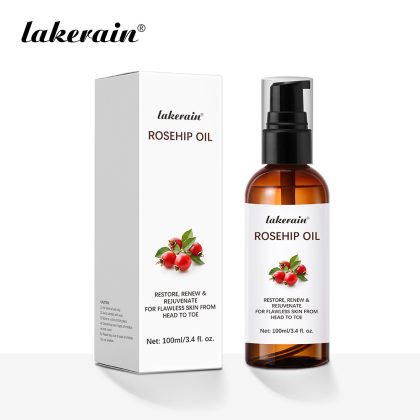 Lakerain跨境专供玫瑰果籽精油 面部保湿润肤按摩精油 跨境外贸玫瑰果籽油