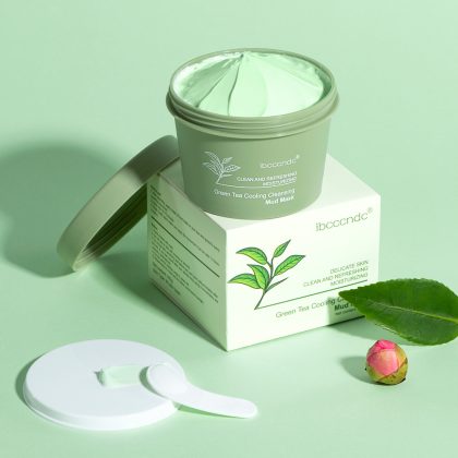 ibcccndc 绿茶冰肌清洁泥膜 保湿深层清洁涂抹式绿茶面膜100g