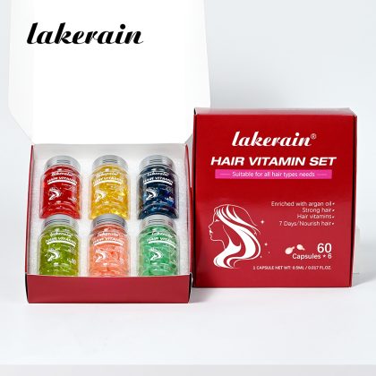 lakerain维生素胶囊护发精油套装柔顺秀发改善干枯毛躁头发护理精油