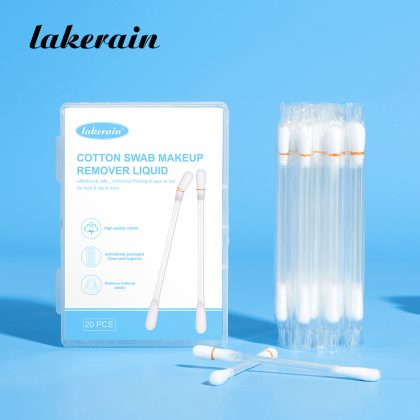 Lakerain棉签卸妆水 便携温和清洁卸妆液 美容清洁液卸妆水棉棒