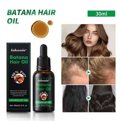 lakerain巴塔纳头发护理精油柔顺发丝固发密发Batana hair oil