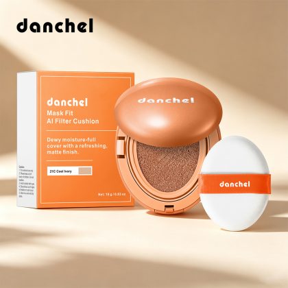 danchel 跨境新品AI滤镜气垫粉底提升肌肤光泽与弹性妆前打底不黏腻